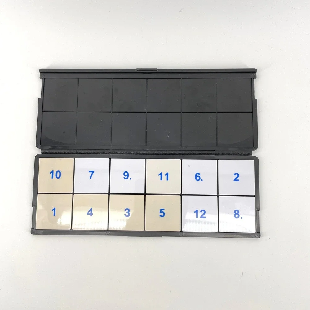ETA Cuisenaire VersaTiles Answer Case with 12 Numbered Tiles VT4725-0 Black